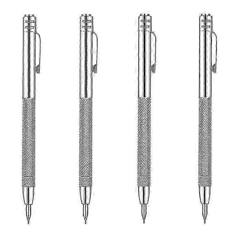 4 Pieces Scriber Marking Tools, Metal Marking Tool Engraving Pen With Powerful Magnet Head, For Eng