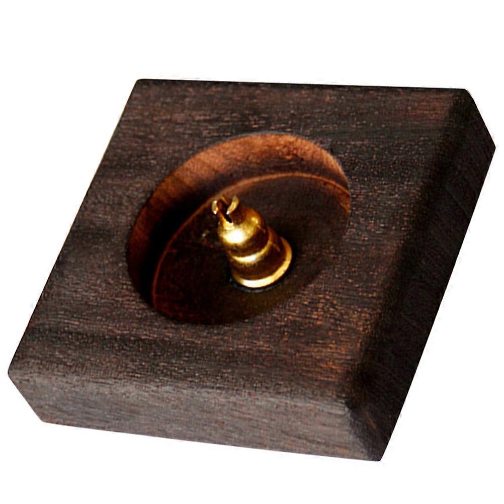 Sacred Wood Burning Container Square Incense Holder For Adults Home Décor Products 1Set