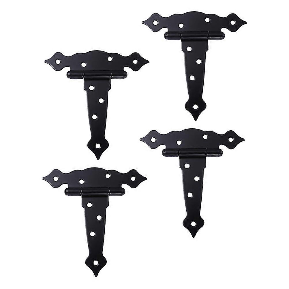 Outdoor Hinges T-Shaped Gate Hinges High Reliability for 4Pcs