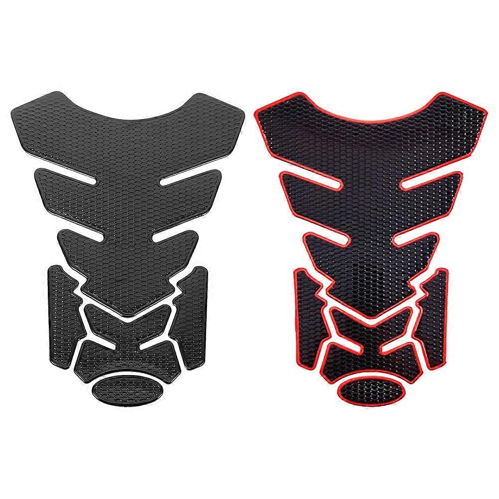 Gas Tank Side Covers 3D Soft Gel Motorcycle Modification 2Pcs
