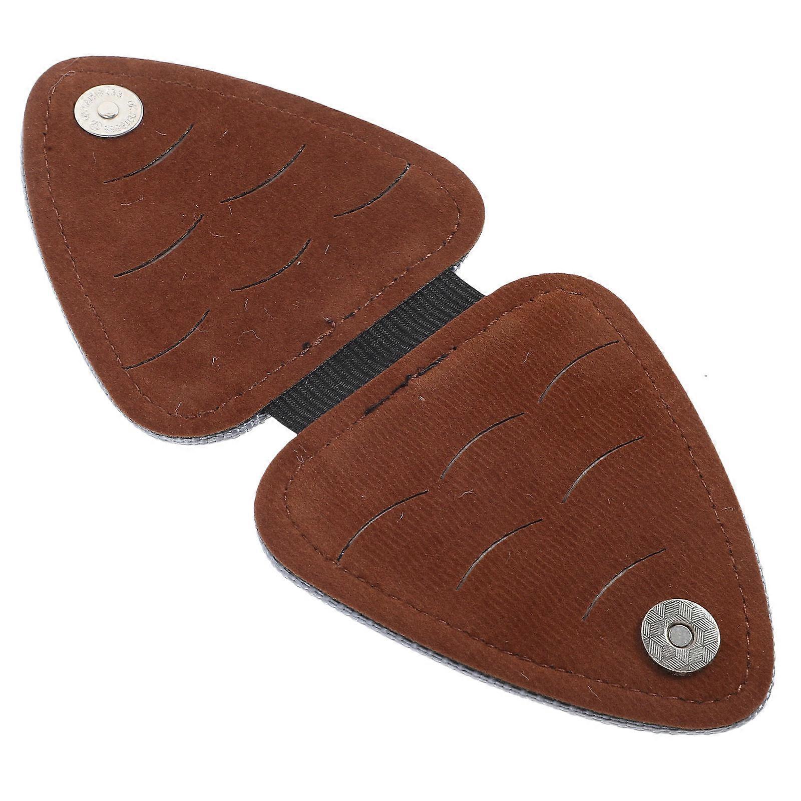 Guitar Pick Pouch Guitar Picks Storage Bag Portable Pick Holder For Musicians Durable Compact Box 1Set