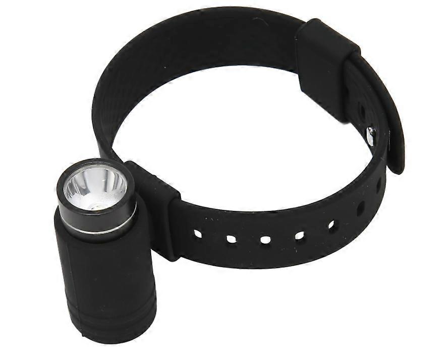 Wrist Light LED Torch Rechargeable Clip Hands Free Wrist Flashlight, IP5 Waterproof 3 Modes Wrist Watch Flash Light(Black)