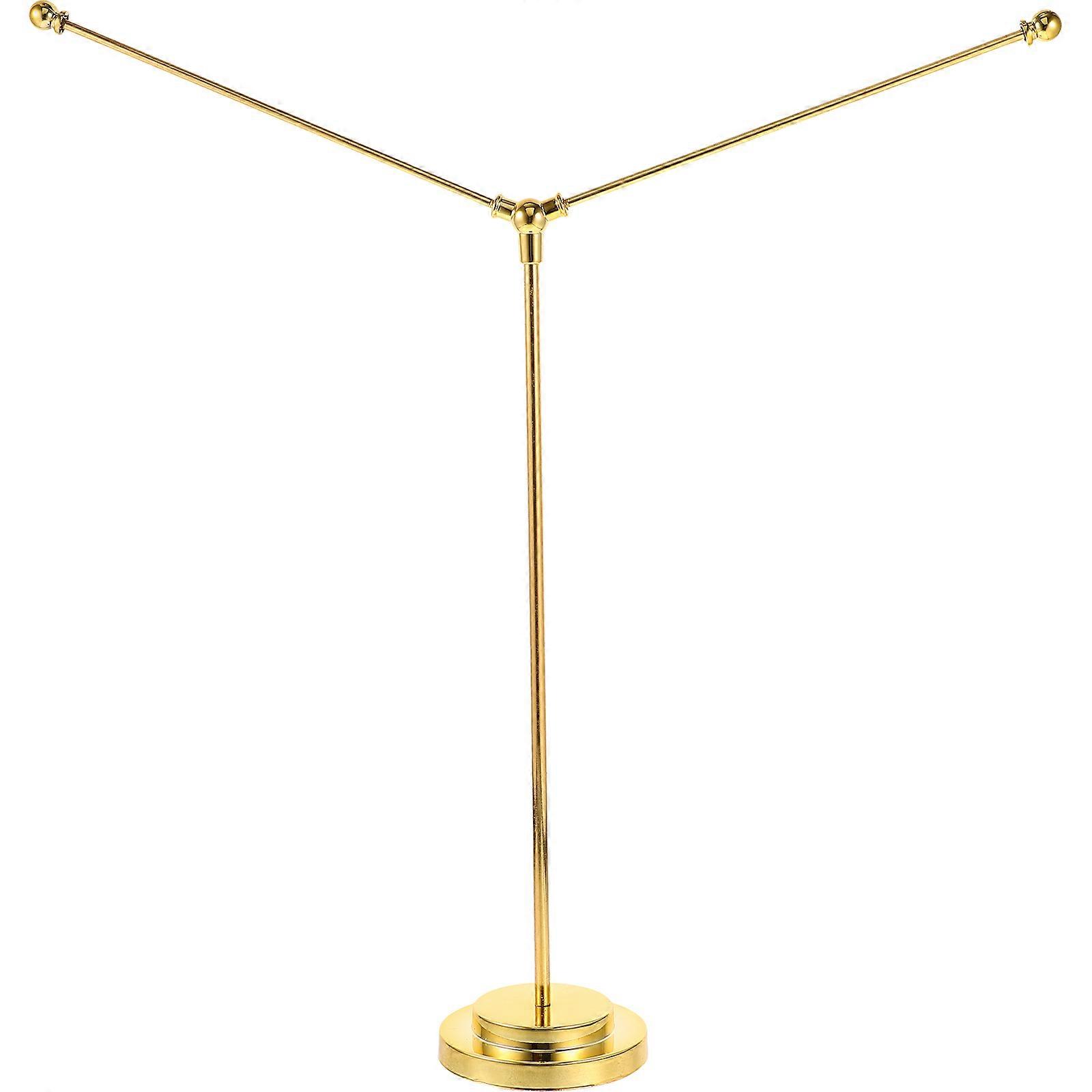 Table Flag Holder Indoor Flagpole With Base For Historical Events In Golden 1Pack