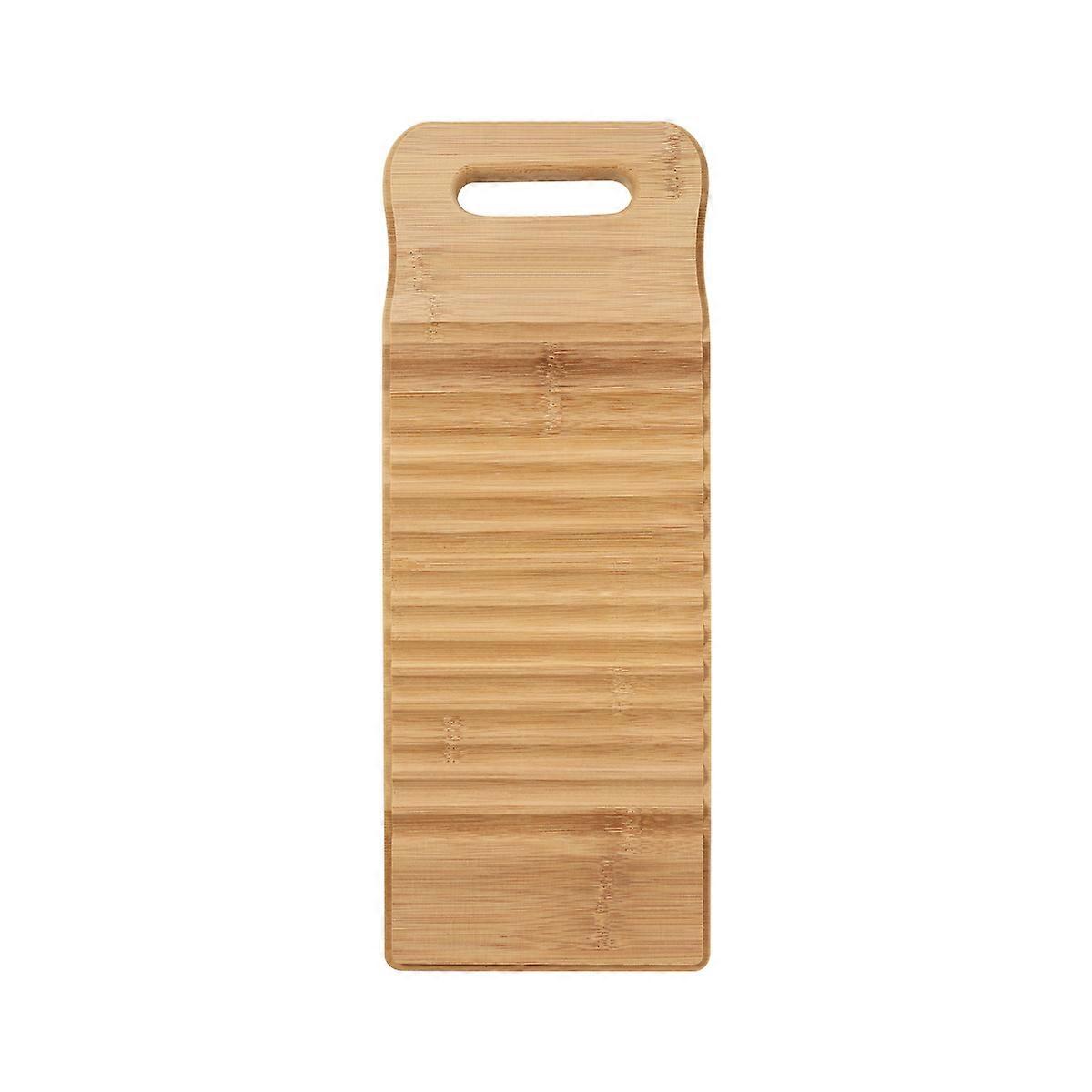 Portable Washing Board Bamboo Use Non-Slip 40.00X15.00X1.80CM Scrubbing 1Pcs