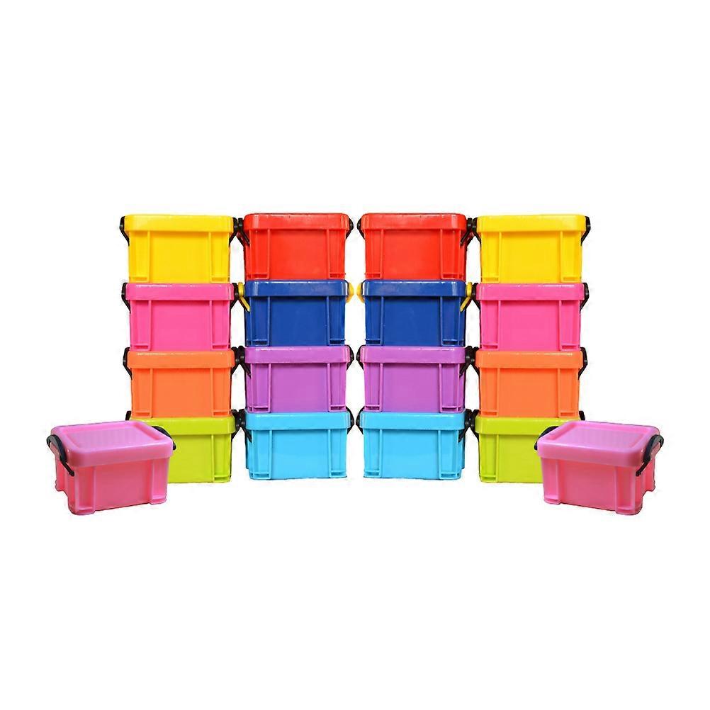 Compartment Storage Box Stackable Organiser Box For Home Storage General Users 9Pcs