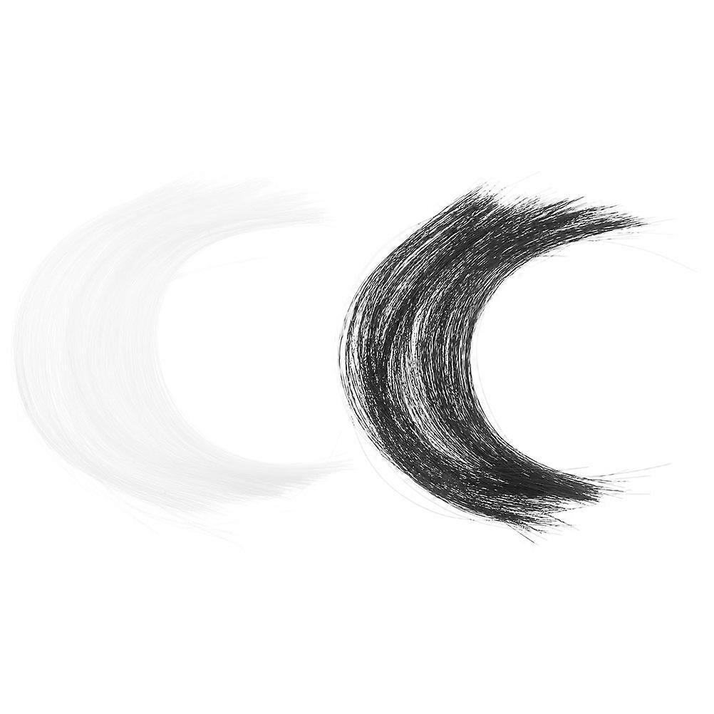 Needle Felting Toys Simulated Cat Whiskers Decoration Supplies Diy Projects Black 2Packs