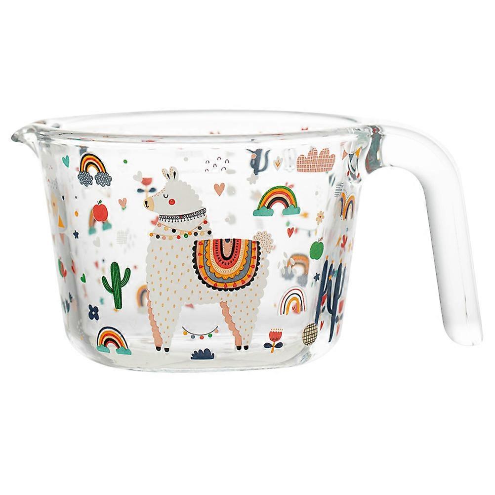 Liquid Measuring Cups Glass Multi Function Measuring Pitcher for Kitchen Utensil Baking Assistance 1Pcs