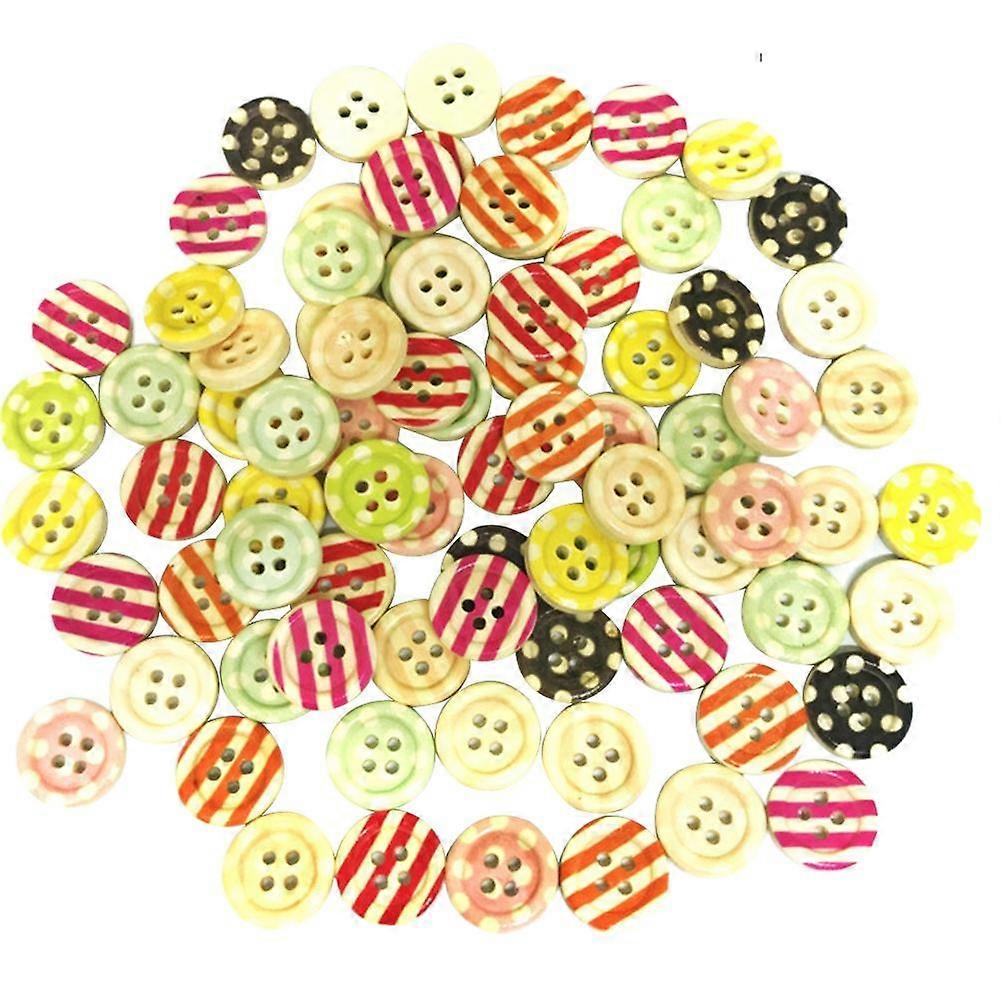 Embellishments For Crafting Furniture Mixed Color 15MM Diameter For Artisans 100Pcs