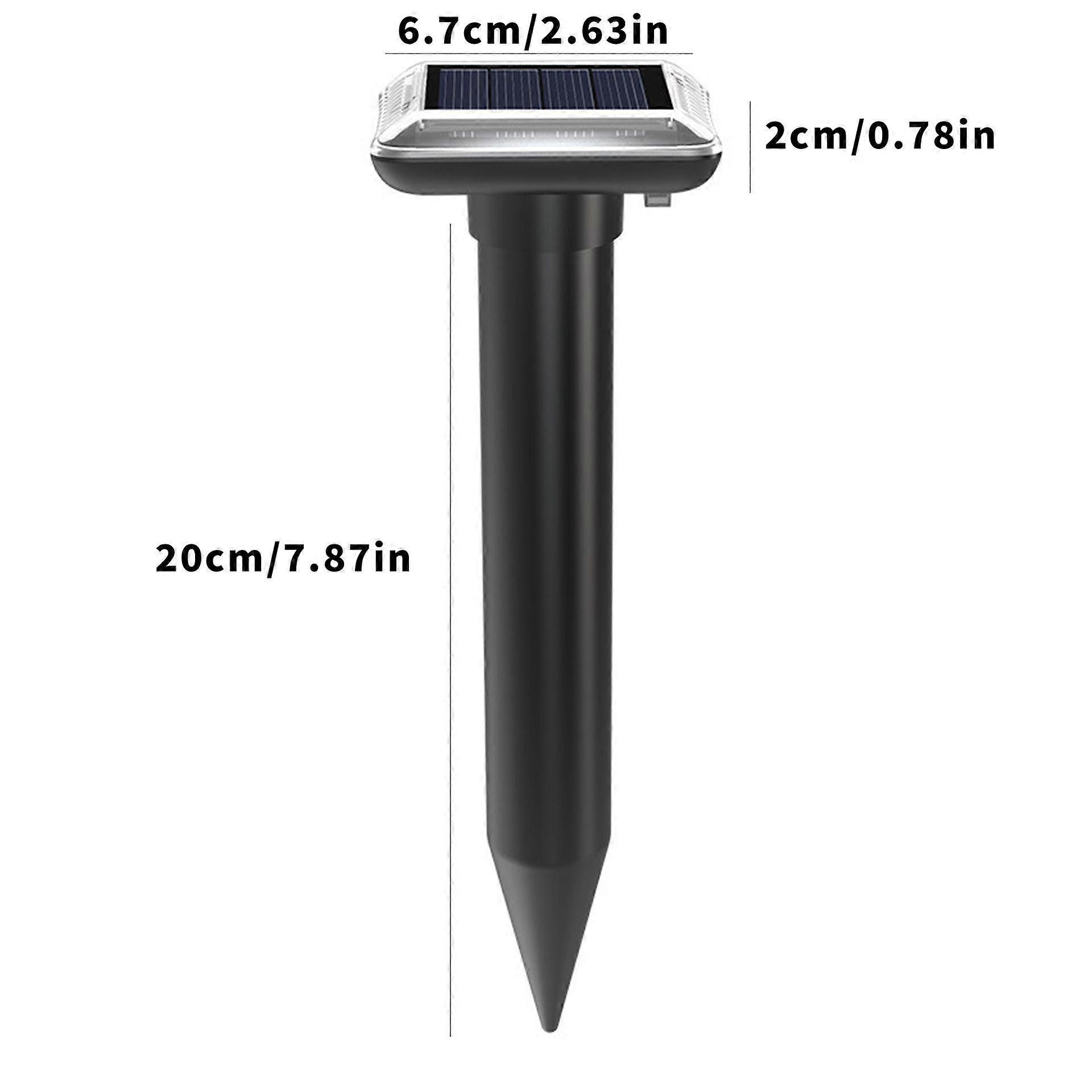Solar ultrasonic cattle and deer repeller outdoor waterproof sunscreen snake and