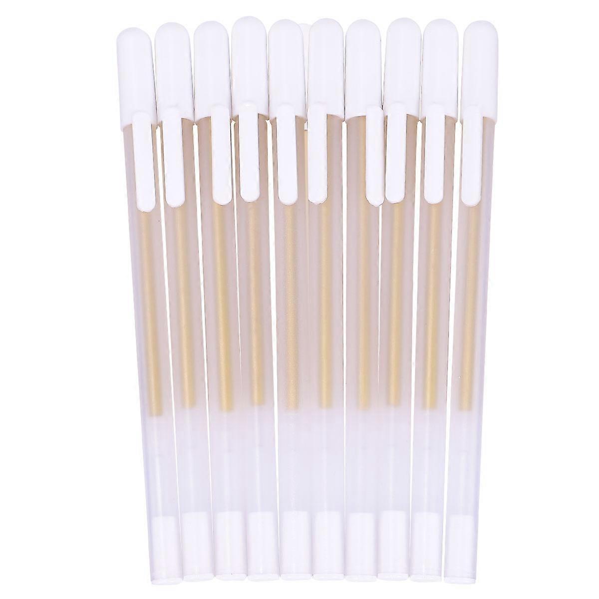 جل القلم مجموعة رسم القلم الكتابة على الجدران تصميم بسيط الملحقات الفنية للطلاب الأطفال الذهبي 6x0.4x0.4 بوصة 10 قطع