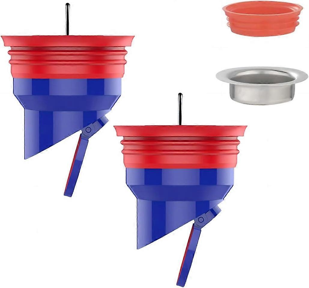 2-Piece Anti-Odor Shower Drain Set