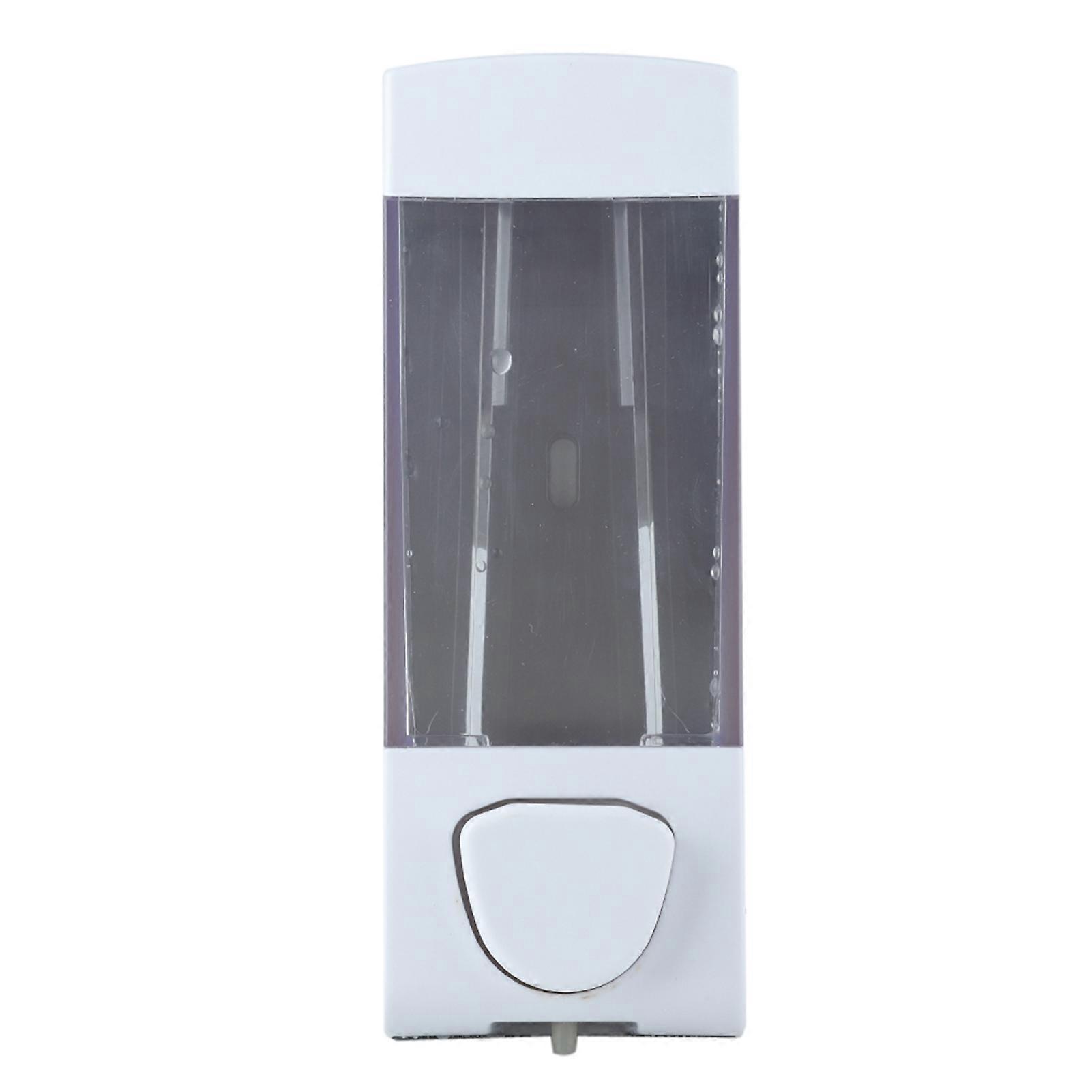 350ml Plastic Manual Liquid Soap Dispenser for Bathroom Wall Mounted Storage Box