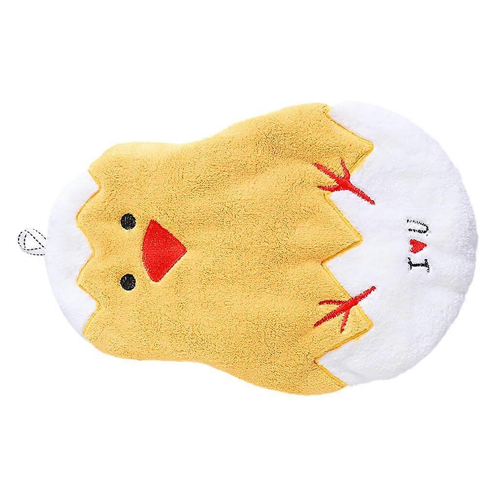 Towel Animal Cotton Soft Absorbent Washcloth with Embroidery Design, Decorative Handkerchief and Tea Towel Accessories