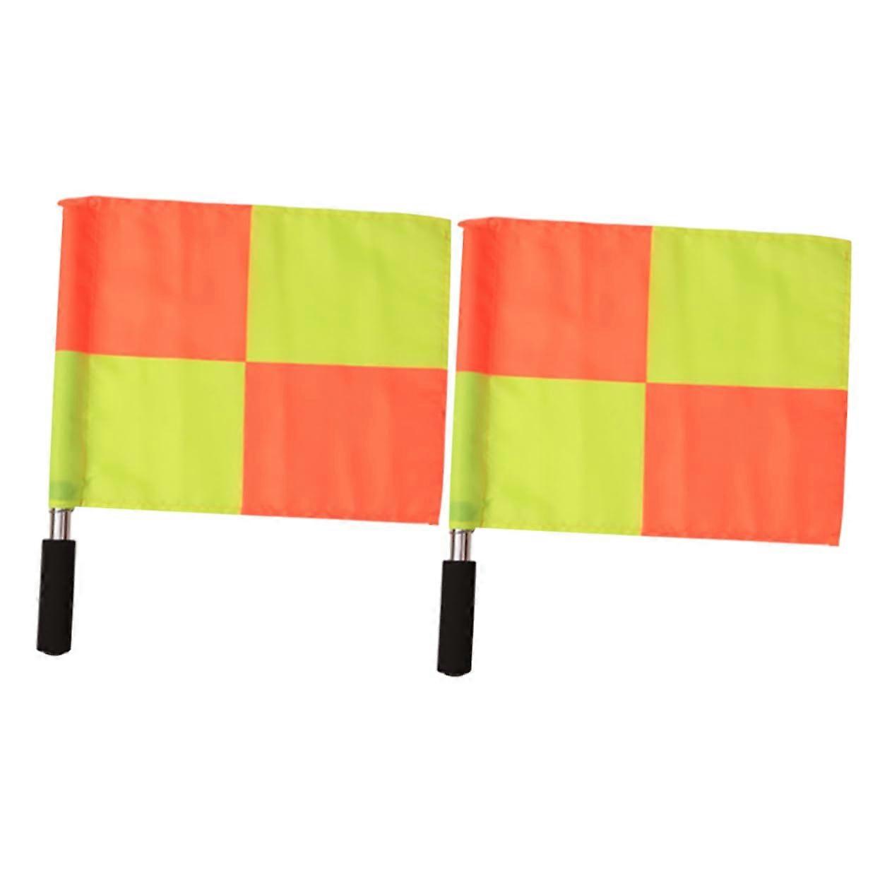 Football Corner Flags ABS 2 Pieces - Soccer Boundary Flags For Training And Referee Flags