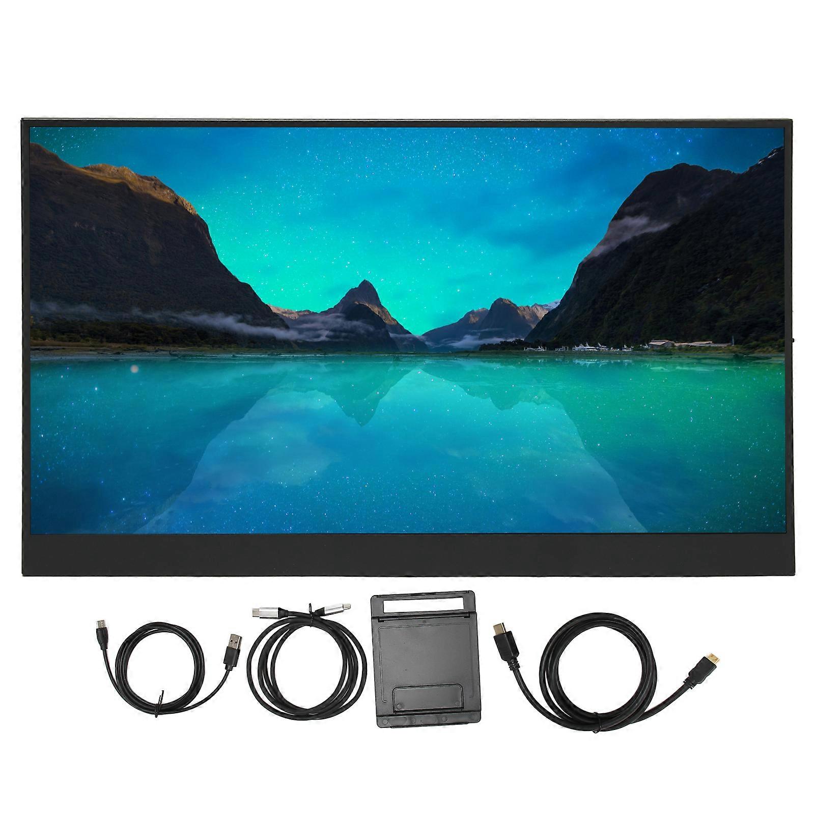 17.3 inch HD 2K 2560 x 1440 165Hz Portable Monitor, HD Multimedia Interface, Type-C Wall Mount