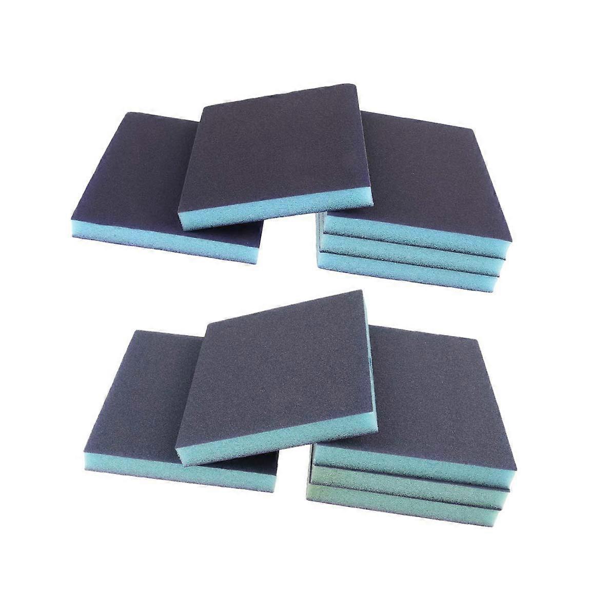 10pcs 120mm x 98mm x 12mm Hand Sanding Pads For Manual Sanding, Block Sander Compatible, Universal Fit