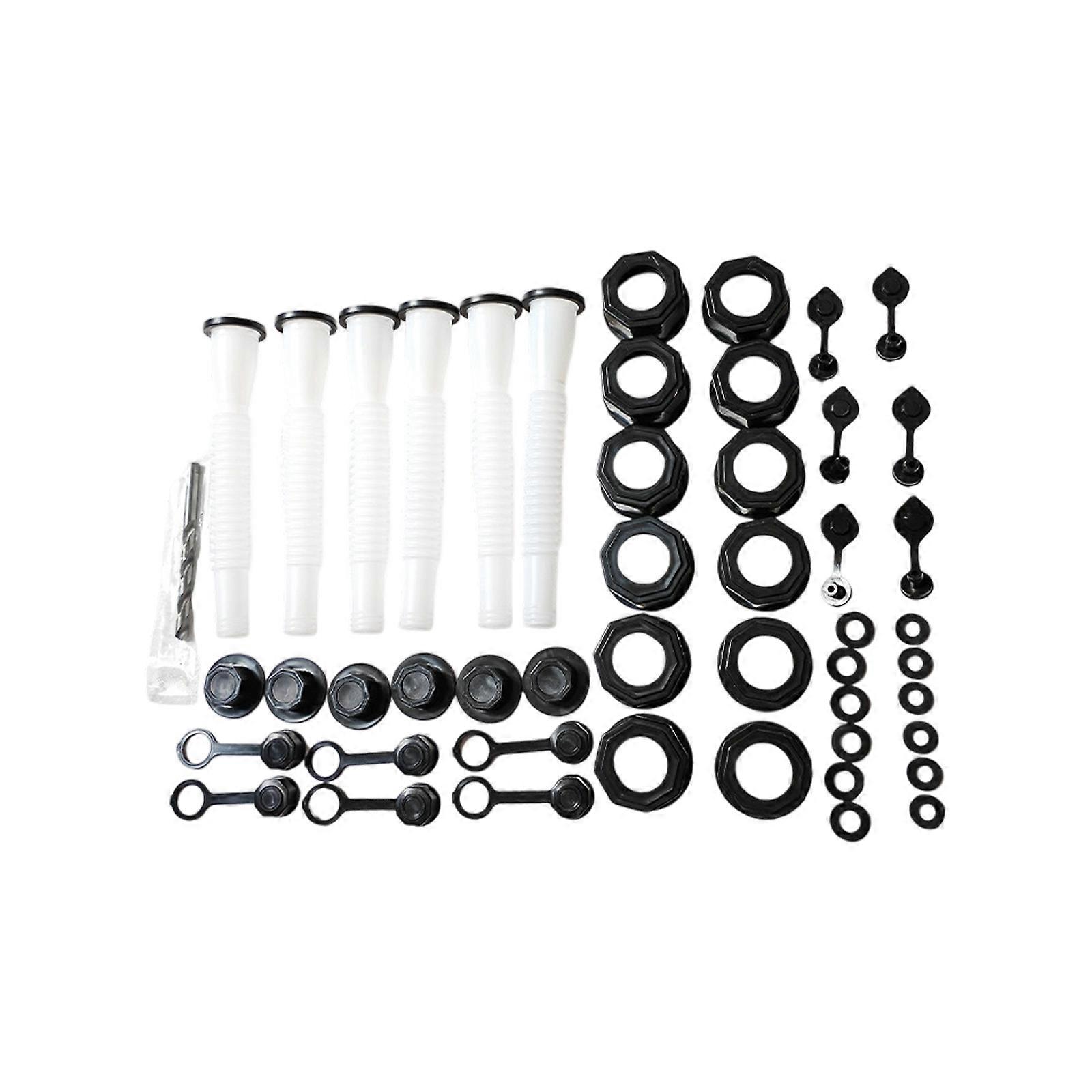 Leakproof Gas Container Spout Replacement Set Gas Can Spout Tool for 1/2/5/10 Gallon Capacity Tanks  6