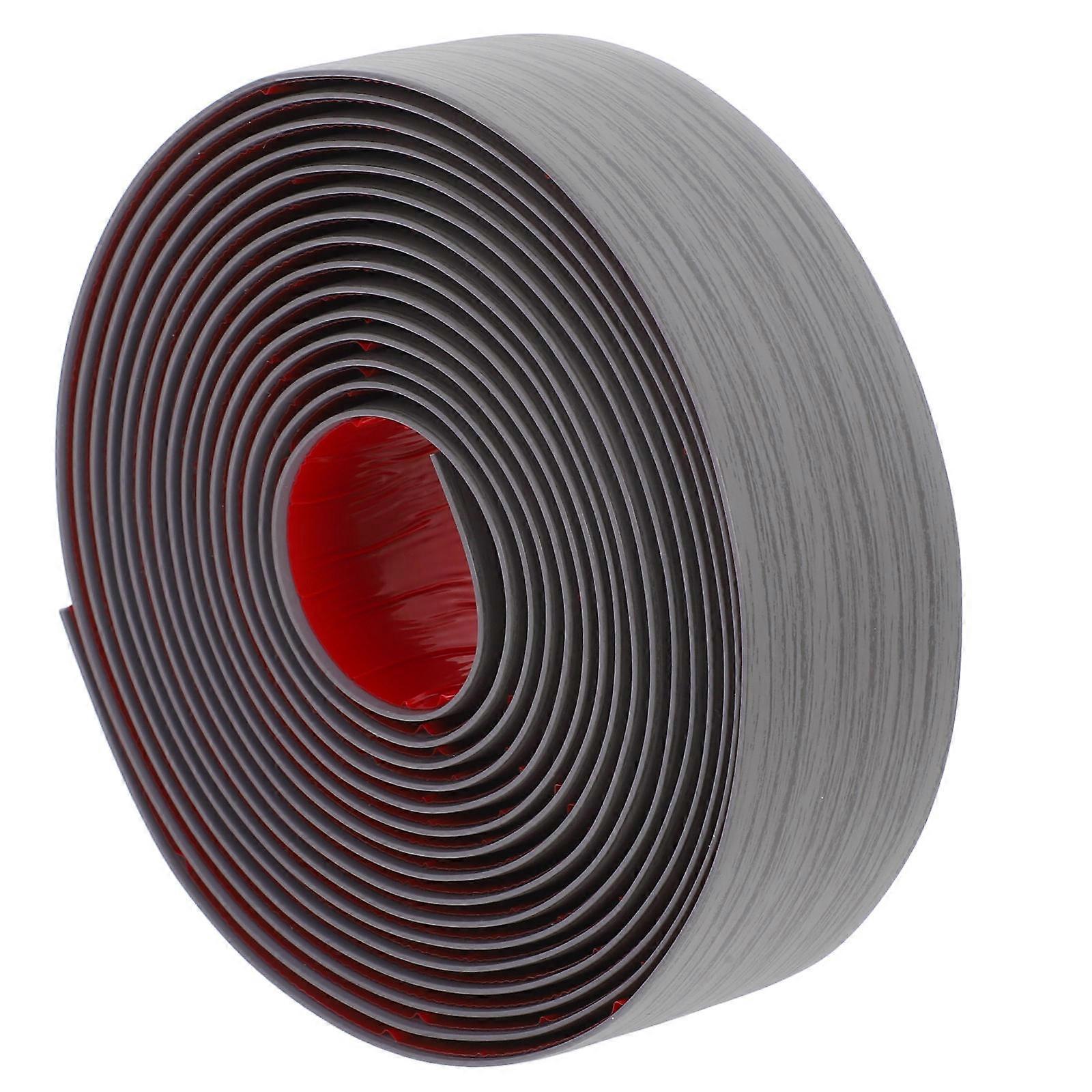 Doorway Transition Strip Self Adhesive Floor Edging Grey 500.00X5.00X0.15CM Seamless Floor Connection 1Pcs