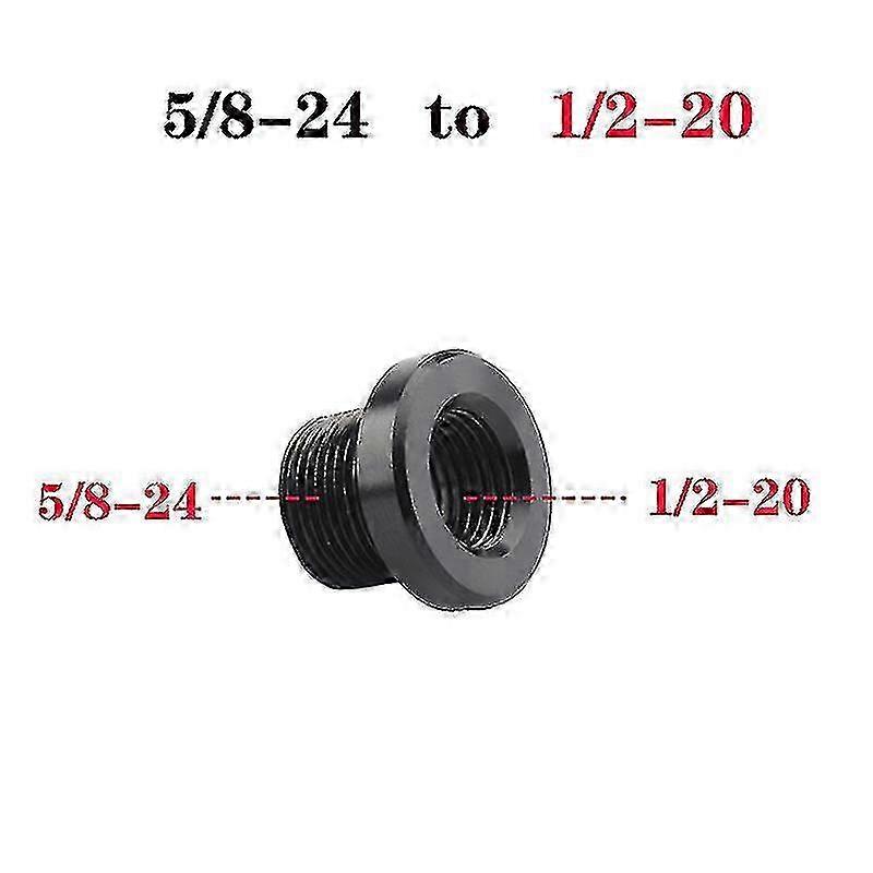 1pc 5/8 X 24 To 1/2-28 To M14x1 To M14x1.5 Barrel Thread Adapter