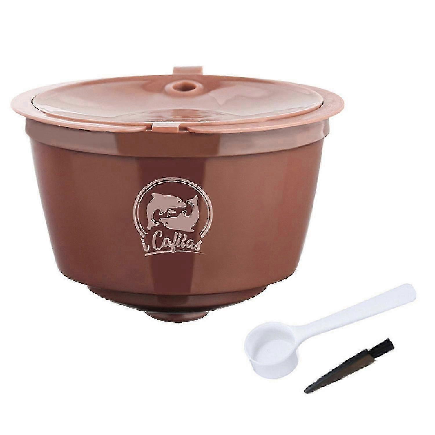 Reusable Dolce Gusto Coffee Capsule Filter for Espresso Coffee Maker Eco-Friendly Plastic Design