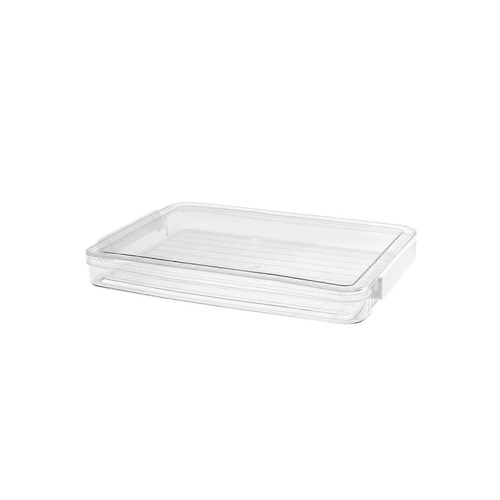 Document Box, Transparent Document Organiser, Certificate Tray, A4 Box, Important Information, Storage, Desk Organiser (34 x 23.5 x 4 cm)