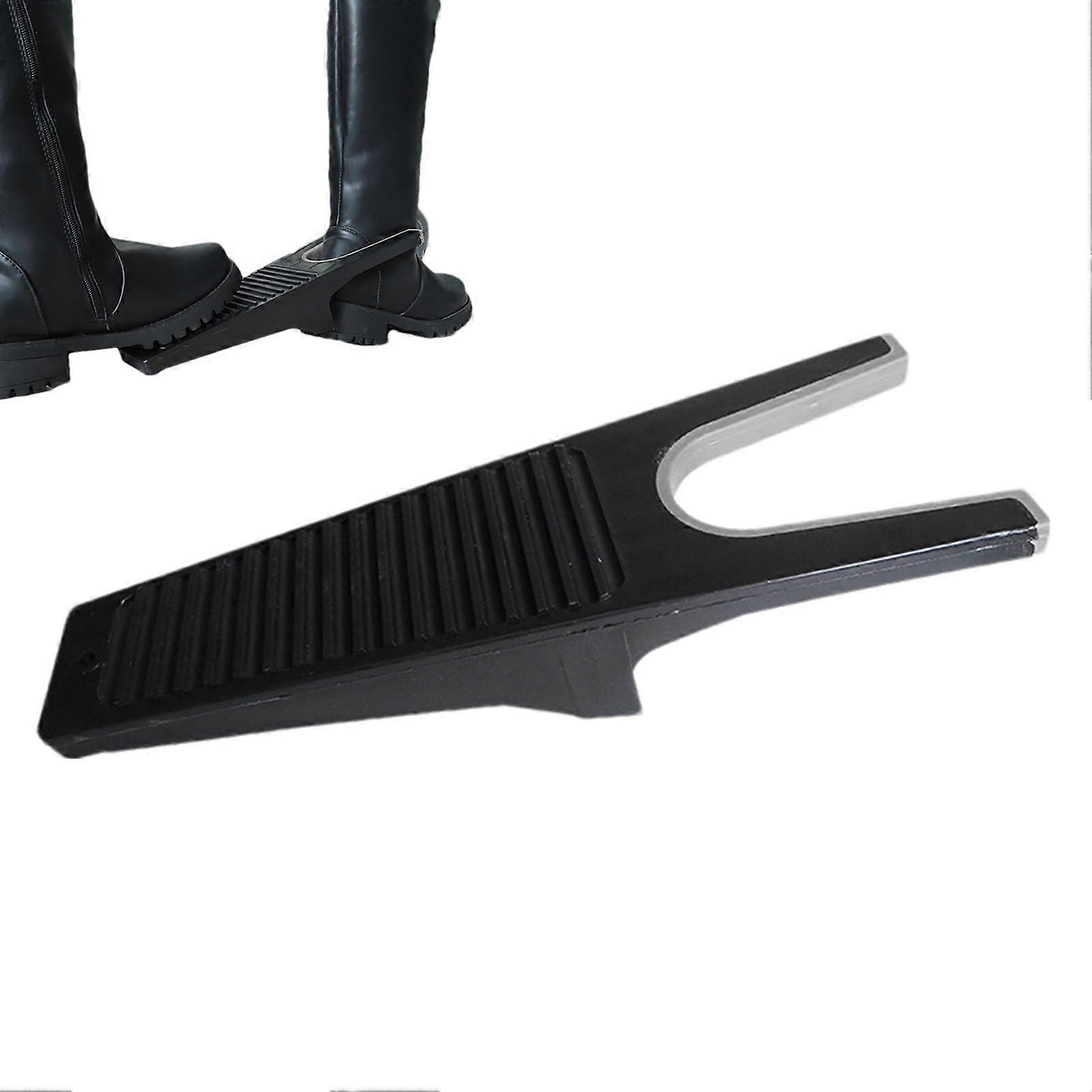 Boot Jack Puller, Portable Hunting Boot Jack Removal Aid for Wading Boots Boot Removal Aid with NonSlip Rubber Insert, for All Outdoor Shoes, gray