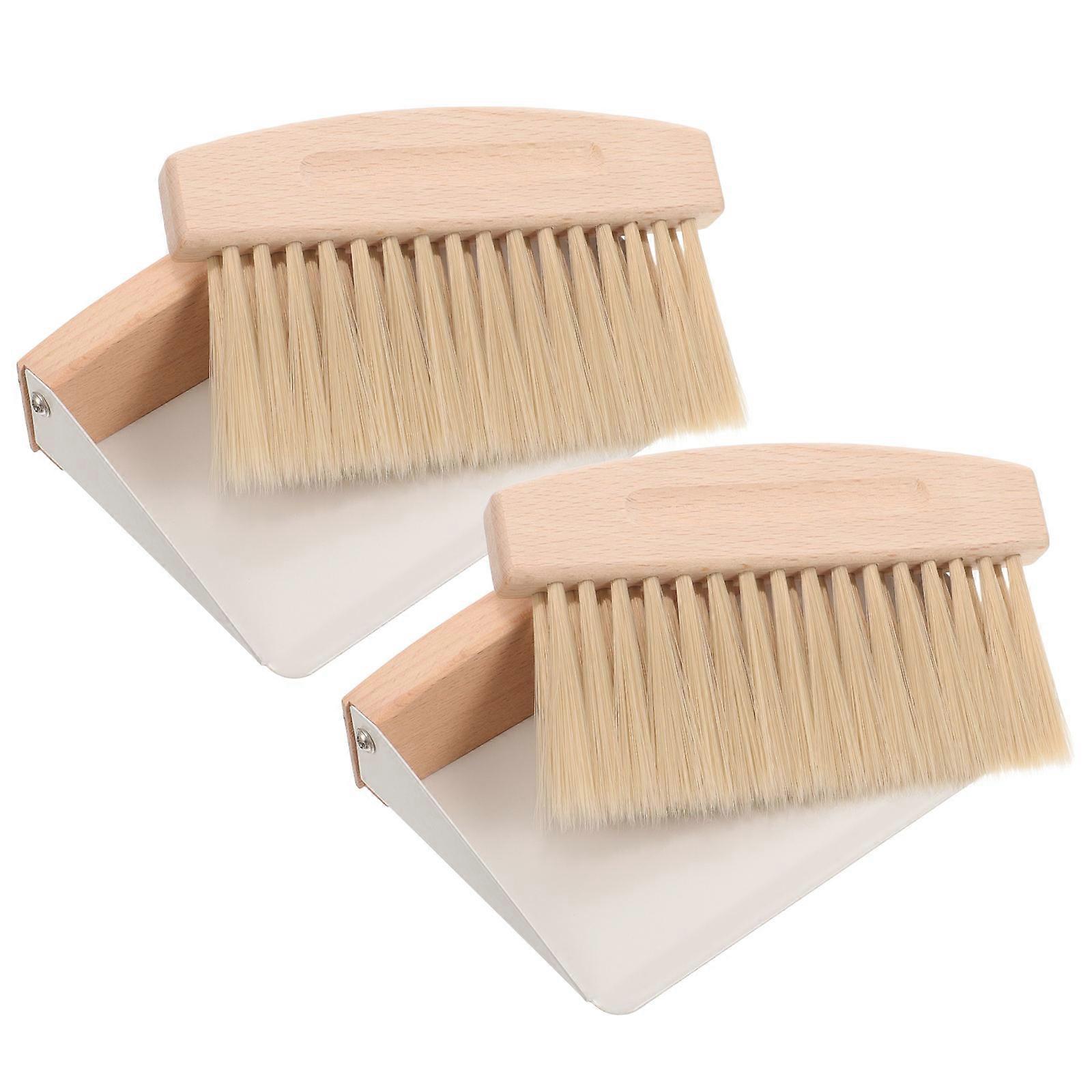 Cleaning Brush Small Dust Pan Car Air Vent Cleaning 2Sets