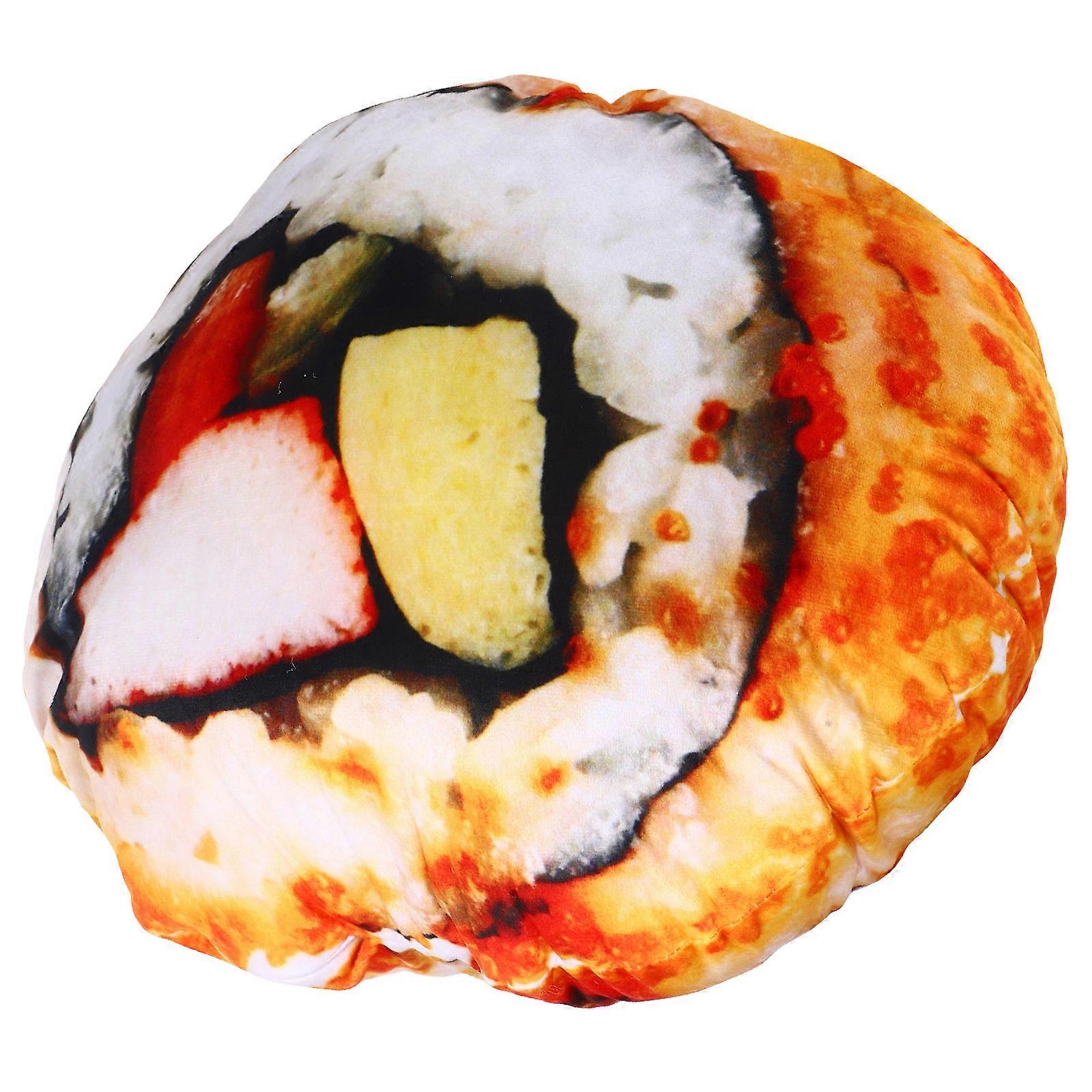Pillow Decorative Sushi Roll Pillow Entertainment for Car Use Multi 46x46CM Soft Pillows 1Set