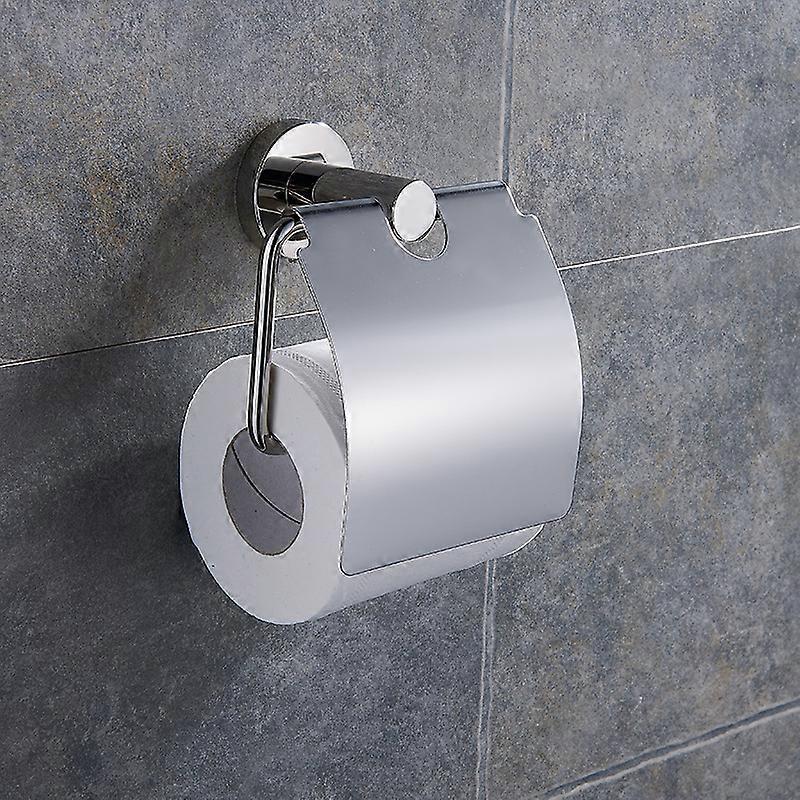 Paper roll holder with cover