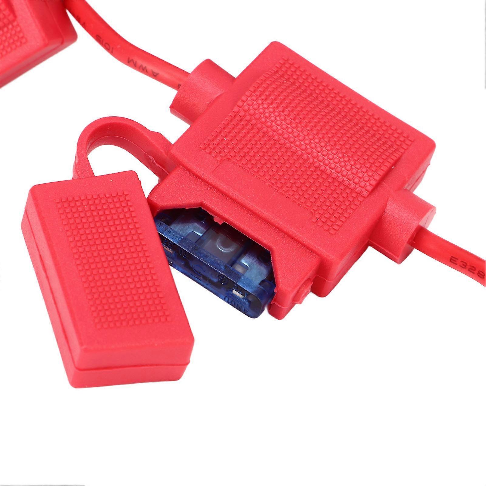 Rocker Switch Panel 4 Gang 12‑24V 5 Pin Blue Light Toggle On Off Switch Panel Overload Protection for Cars RV Trailer UTV