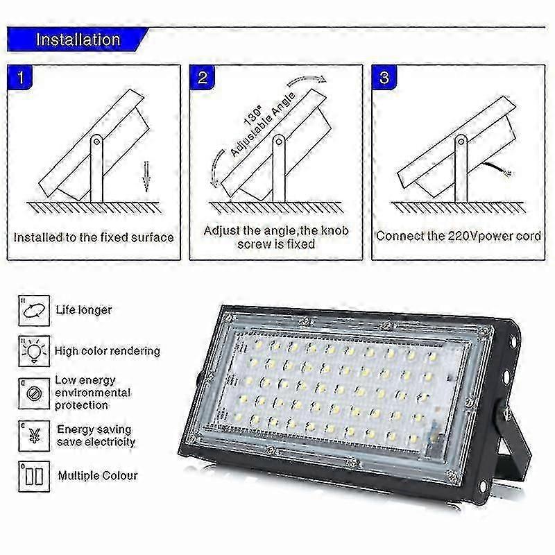 50w Ip65 Waterproof Outdoor Led Floodlight