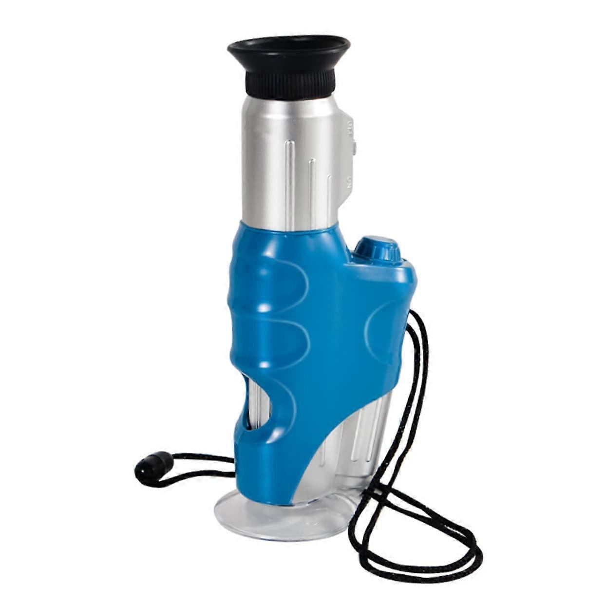 Handheld Microscope with LED Light Magnifier for Outdoor Exploration, Scientific Experiments, and School Projects for Curious Young Minds