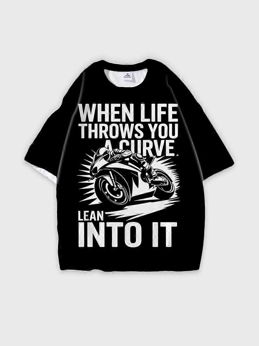 T-shirt round neck Pattern loose short sleeve JW2767