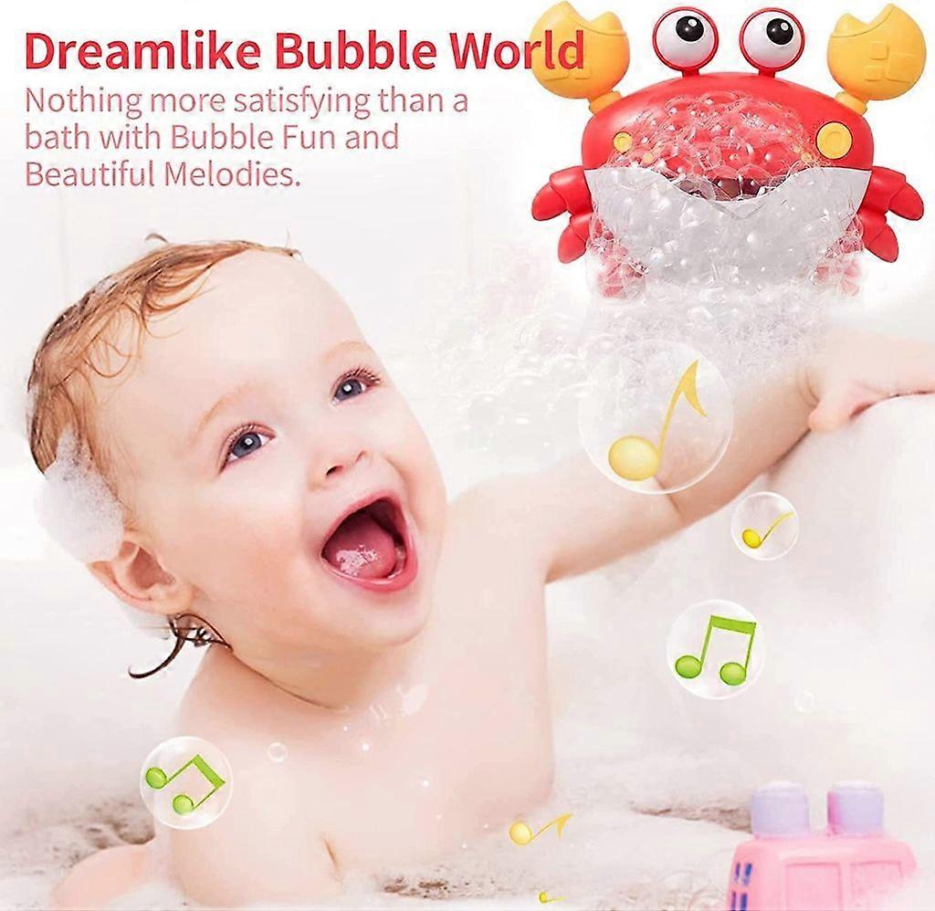 dětské hračky do koupele bublinový stroj, krabí bublinový stroj hračky do vany vhodné pro batolata, chlapce a dívky