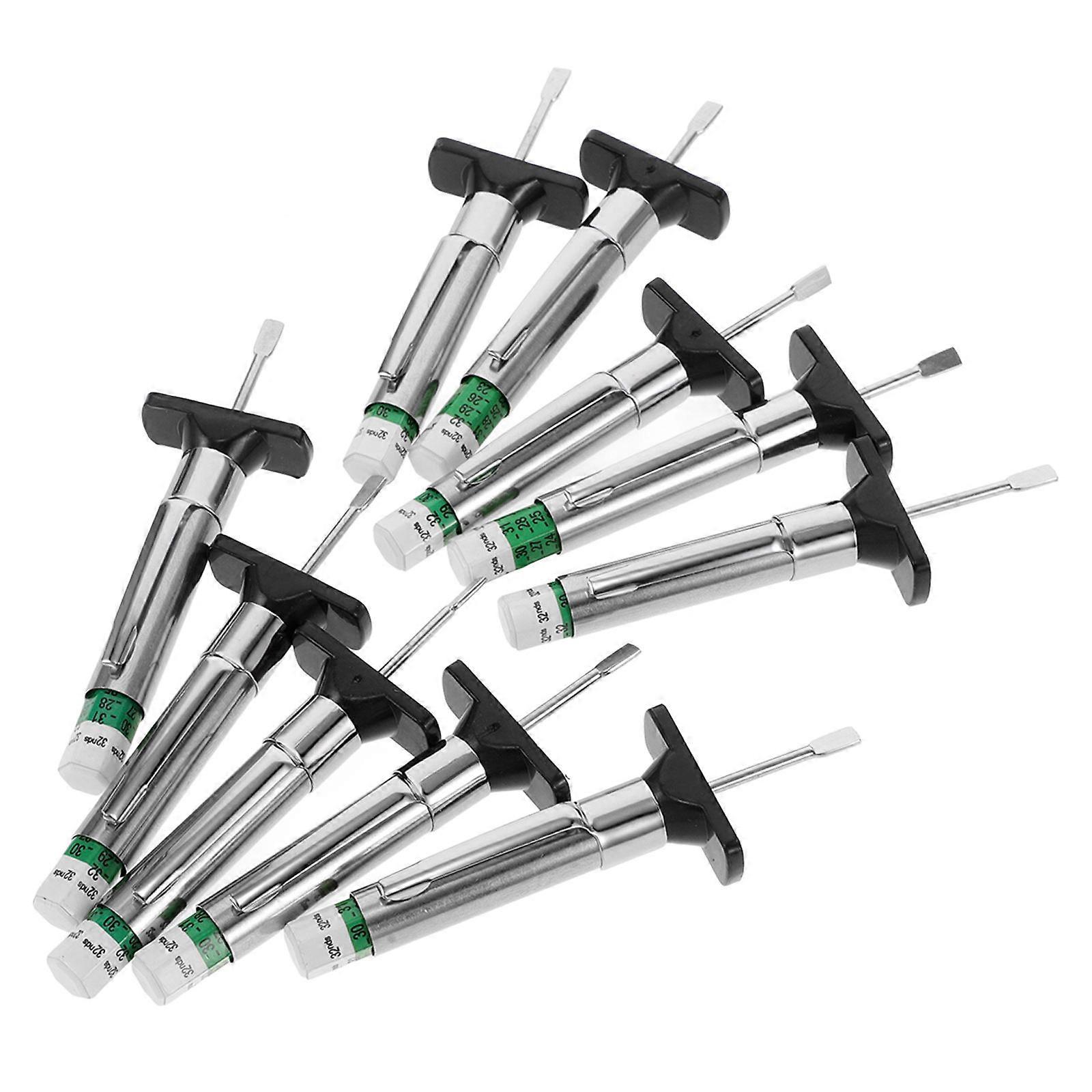 Tire Tread Depth Gauge Tool Accurate Measurement Car Owners Vehicle Maintenance 10Pack