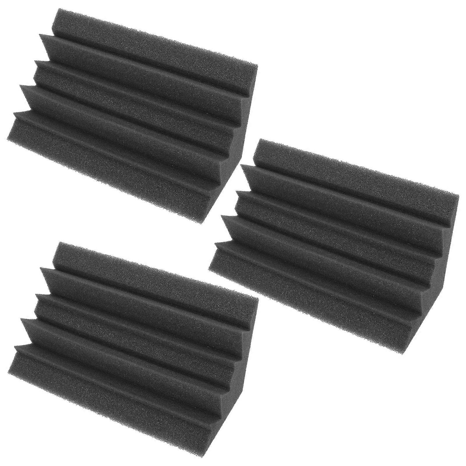 Corner Trapezoidal Sound Reduction Tile Acoustic Panels Sound Absorbing Professional Users Noise Reduction 3Pack