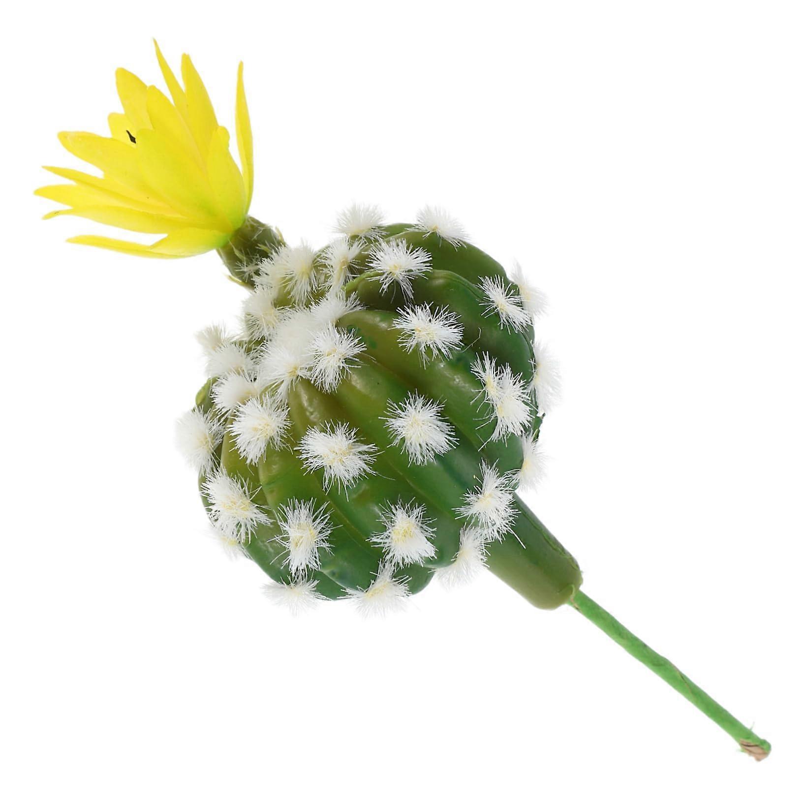 Artificial Succulent With Bloom Durable For Living Room And Office Decor And Arrangements Home Accessory