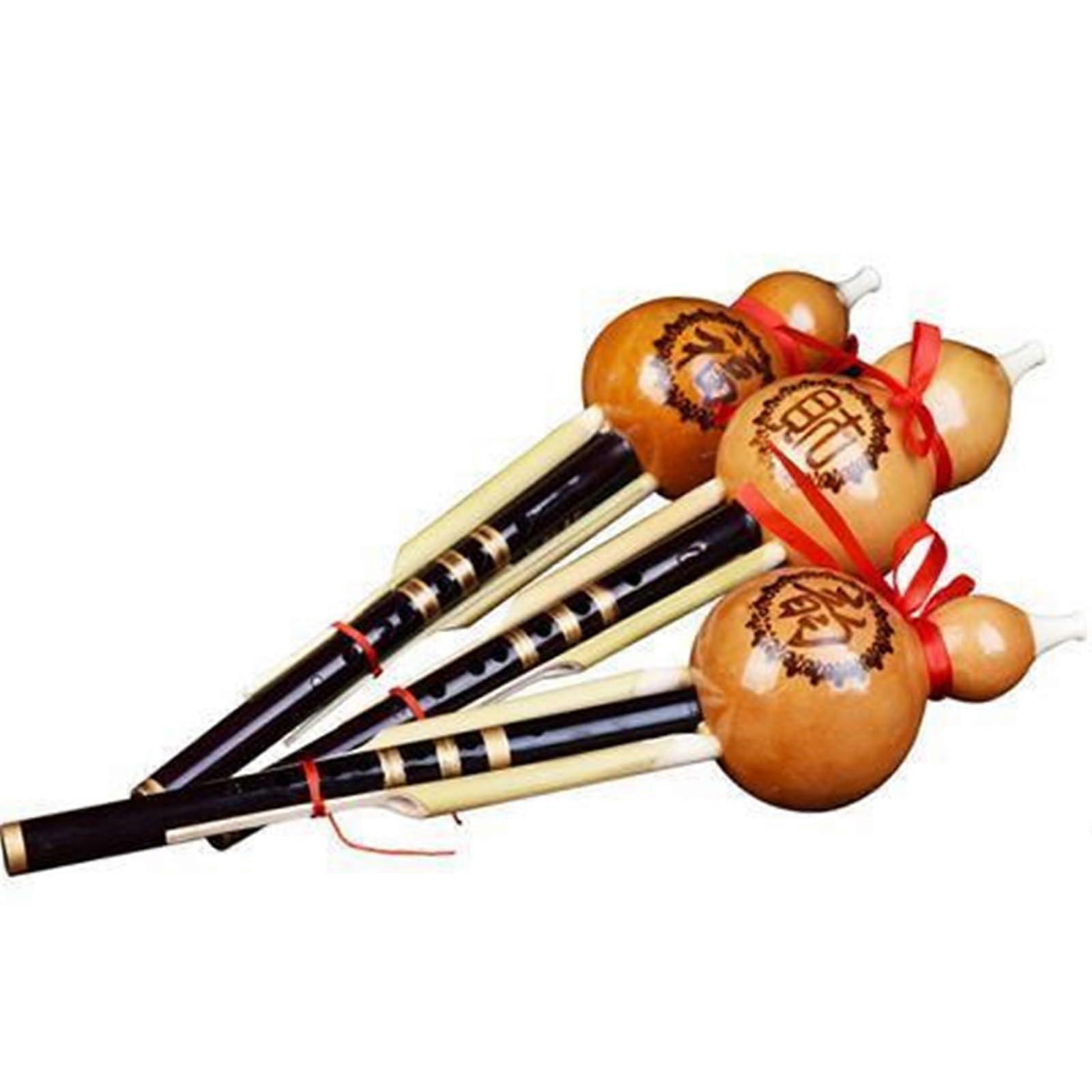 Beginner Hulusi Flute Hulusi Solid Color Natural Gourd for Beginners (Gift  Box)