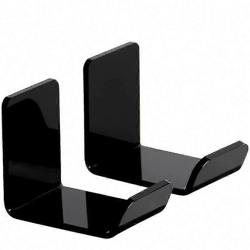 Acrylic Headset Holder for Under Desk Storage - Space-Saving Headphone Mount
