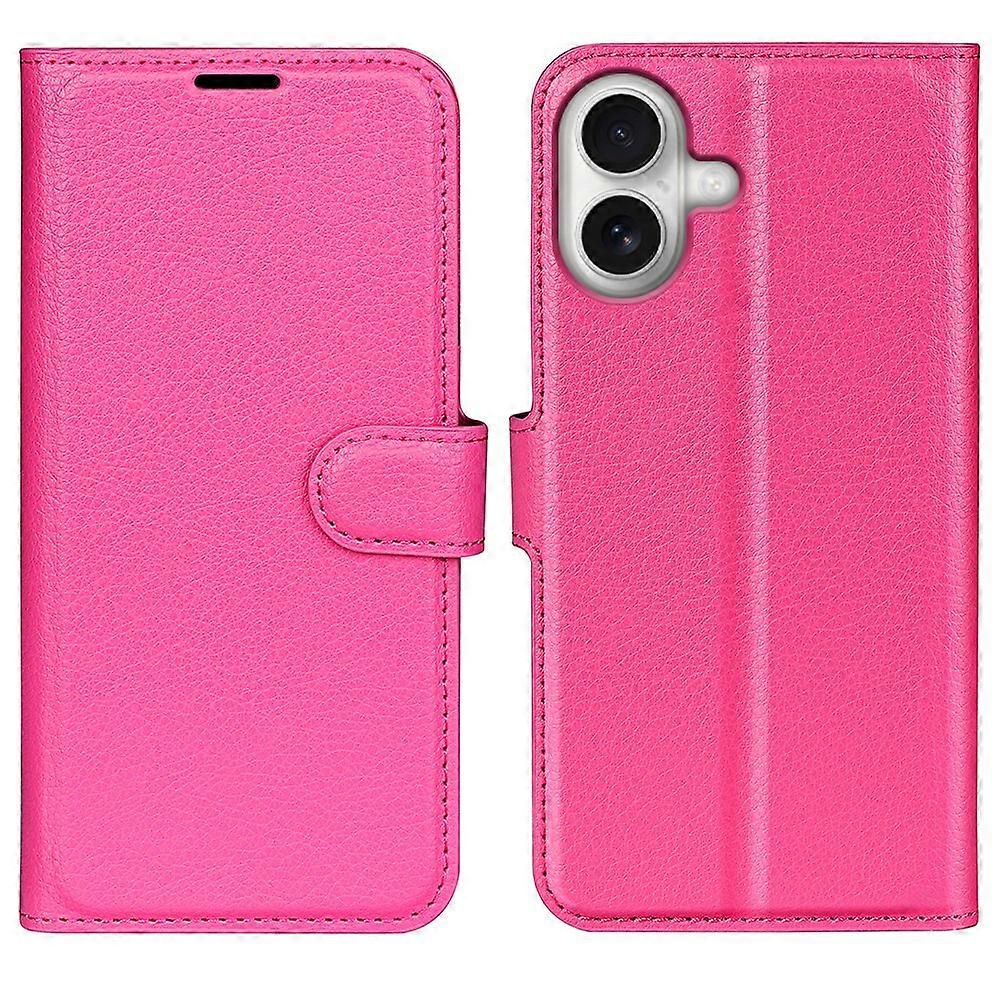 For iPhone 17 Case Litchi Texture Shockproof Leather Wallet Phone Cover
