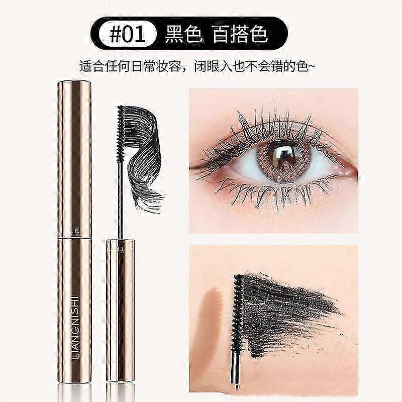 Black Mascara for Fine Short Lash, Ultimate Length Volumizing Lower BottomLashes Mascara, Ultra-Precise Slim Adjustable Brush toAny Angle, smudge-proo