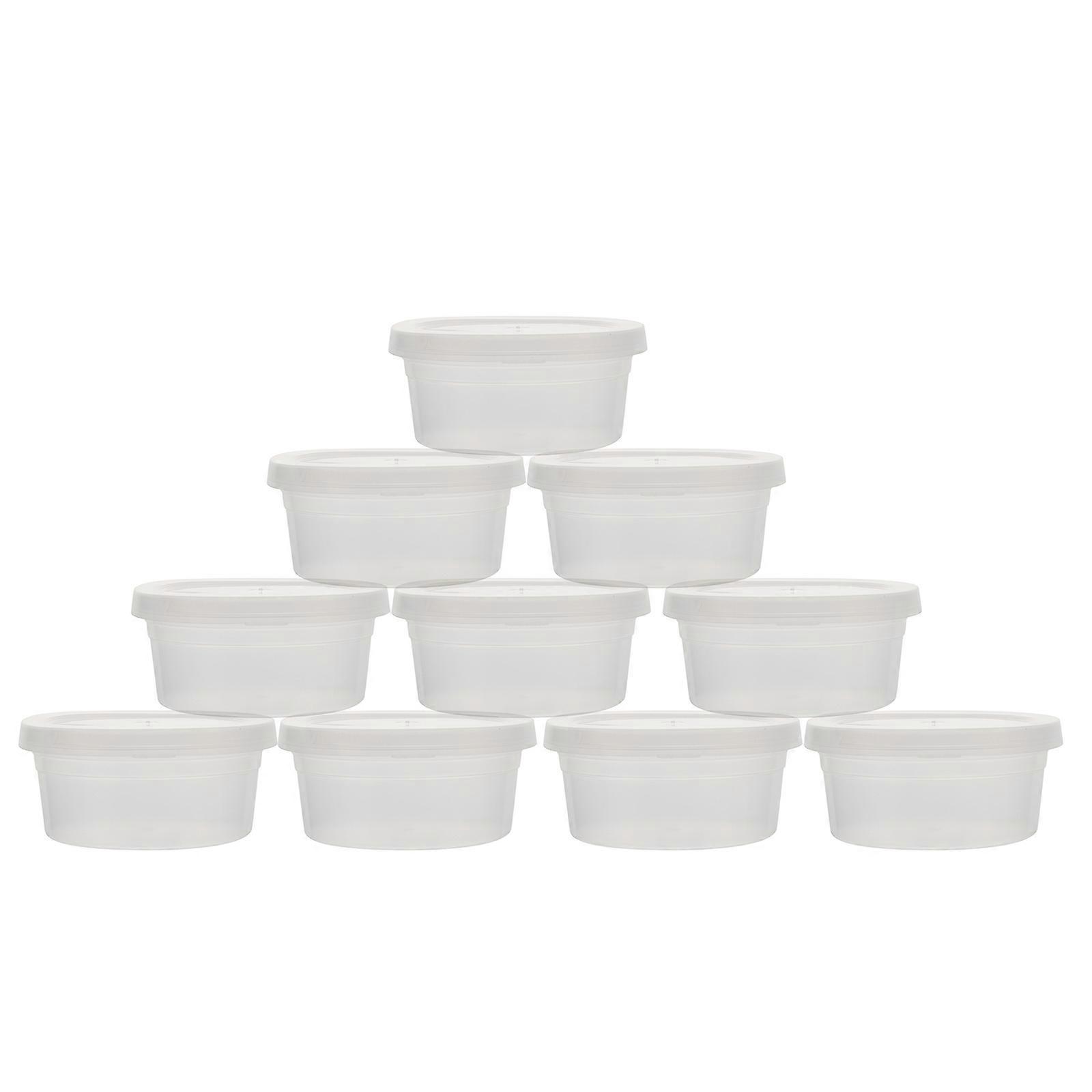 20 Pcs Transparent Plasticine Storage Cases for Foam Putty and Clay Storage Box