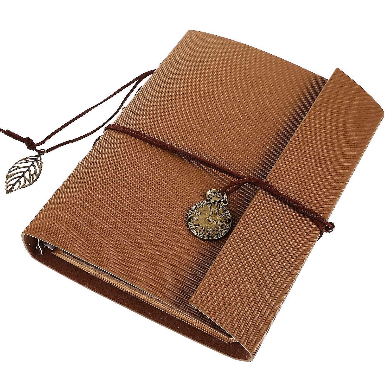 DIY Photo Album with PU Cover for Storage Use Yellow Color Perfect for Gifts and Commemorative