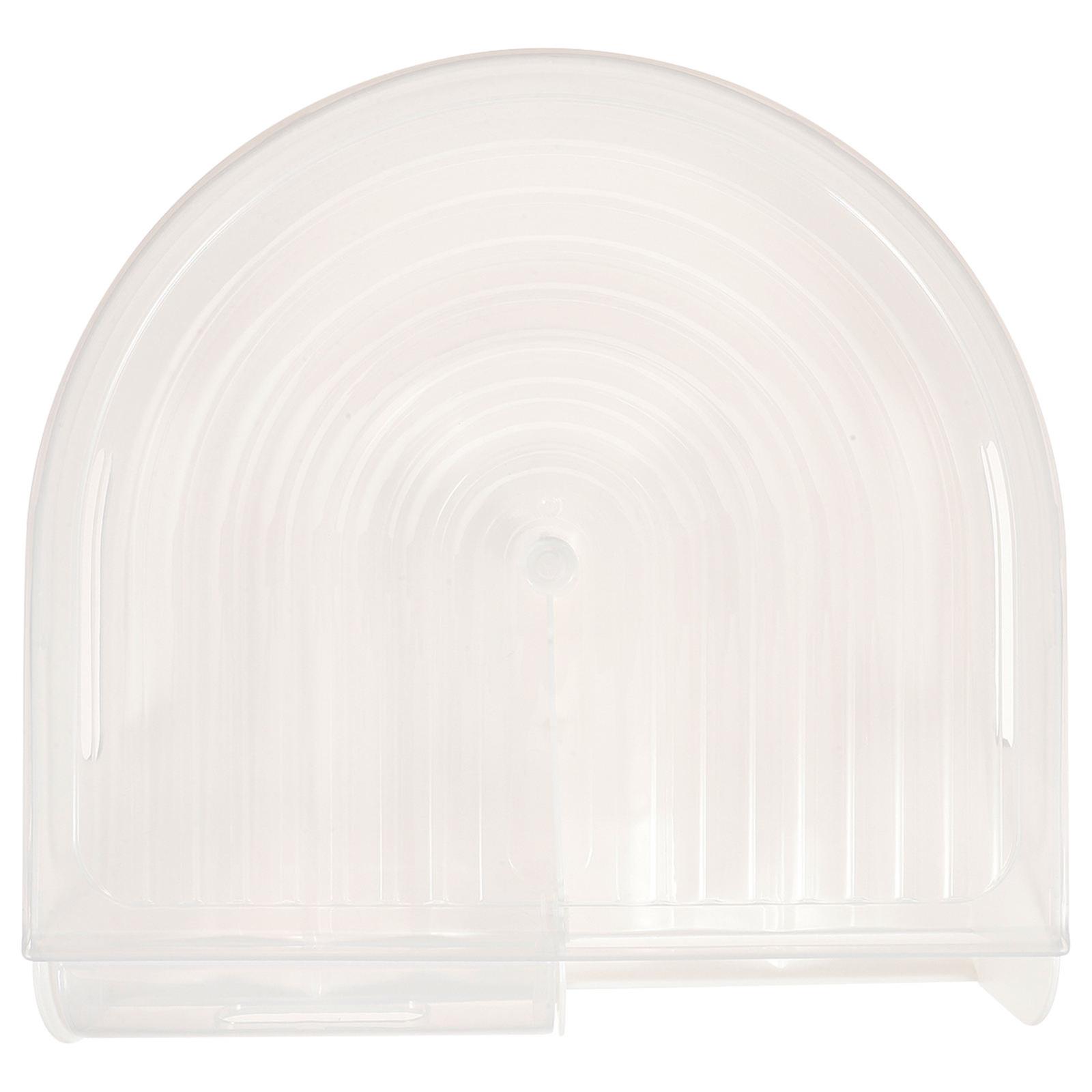 Reusable Plastic Egg Organizer with Slope Design for Easy Storage in Kitchen Ivory Color Fits Most Fridge Spaces