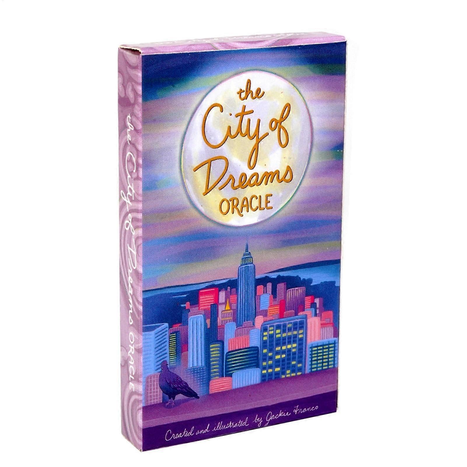 The City of Dreams 78 Oracle Cards, Oracle Card Set, Tarot Deck Divination, English Oracle Cards