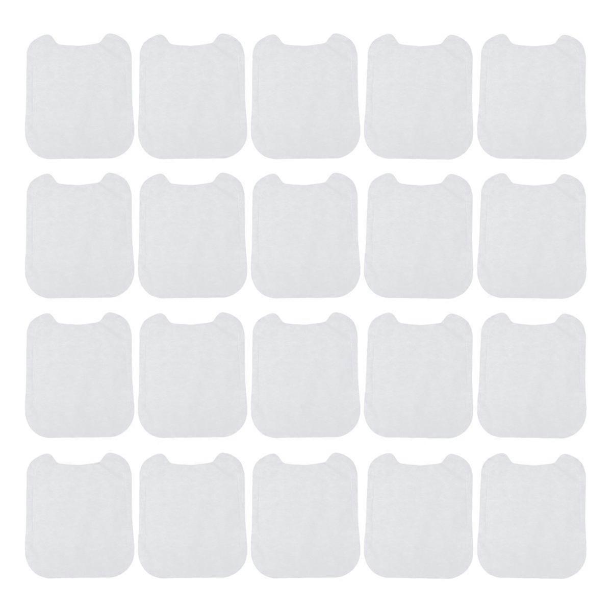 Disposable Nonwovens Aprons for Cooking at Home White Waterproof Thickened Sleeveless 48x42cm