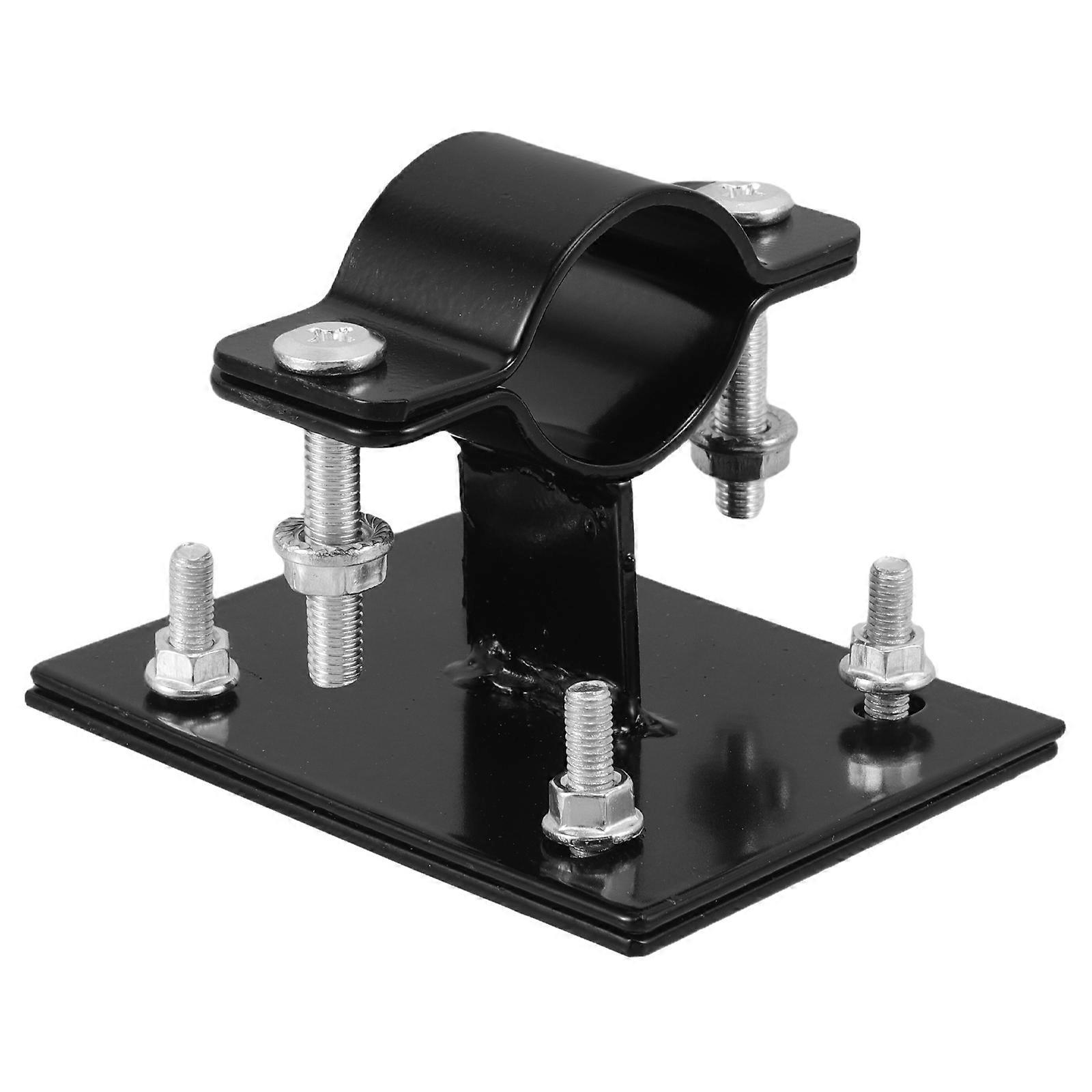 Bike Front Mount Iron Support For Electric Bike Transporting Goods Shopping 3.5x3.1x2.8in 1Set
