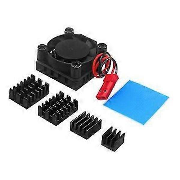 Heatsink and fan for Orange Pi 5 Plus development board, cooling plate