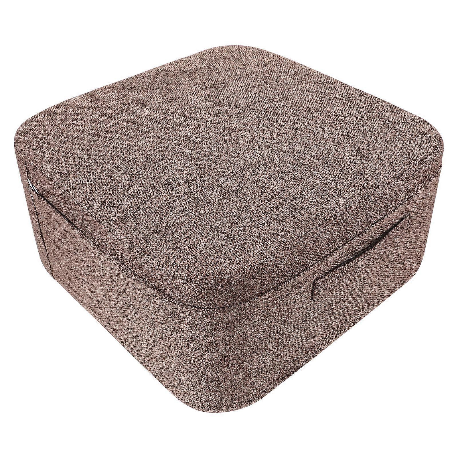 Decorative Square Seat Mat Tatami Cushion For Furniture Coffee Color 39x39cm Wide Range Of Uses 1Pcs