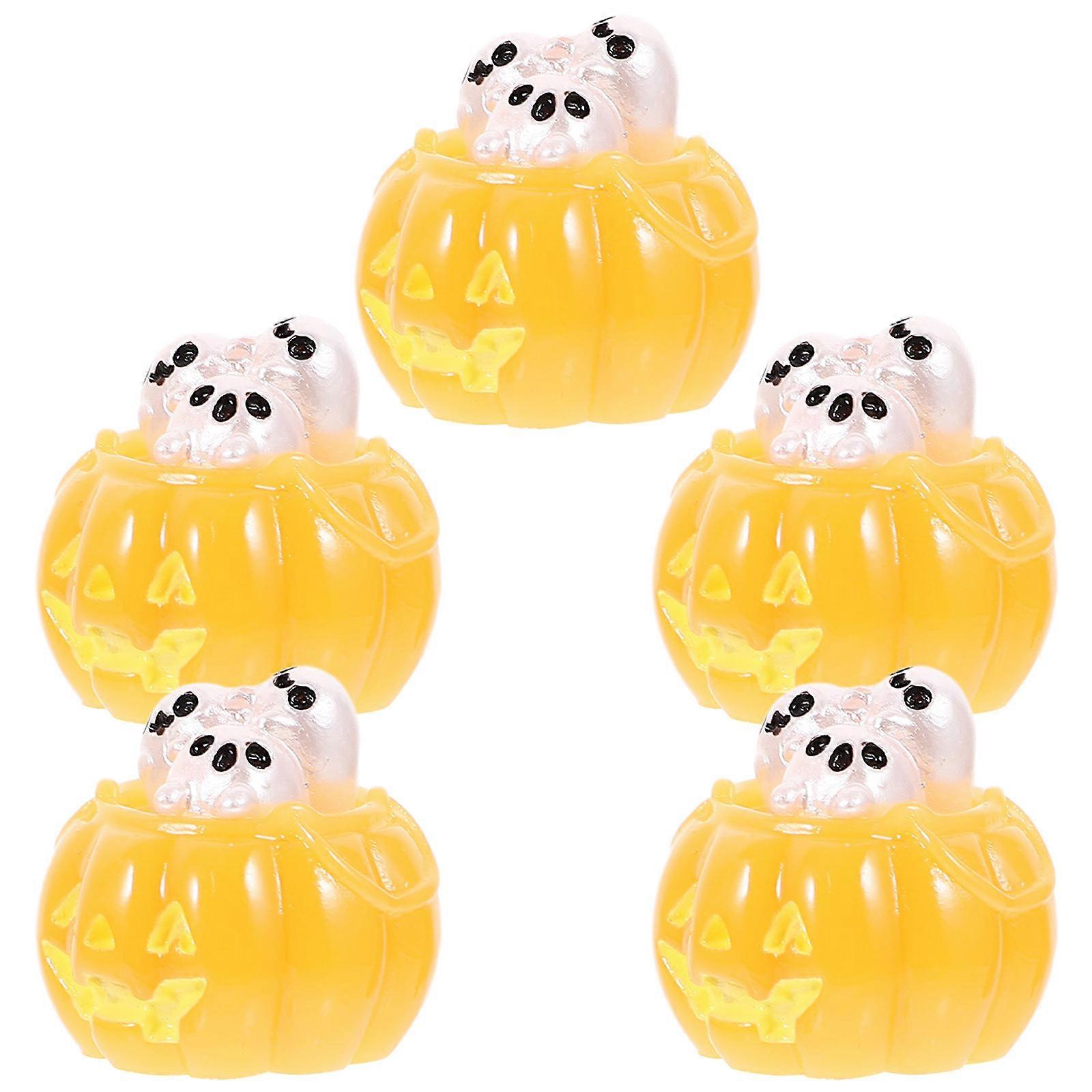 Adorable Halloween Miniatures for Decoration Made of Resin Multi Color Suitable for Party Props